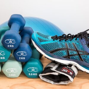 dumbbells, shoes, sneakers-2465478.jpg